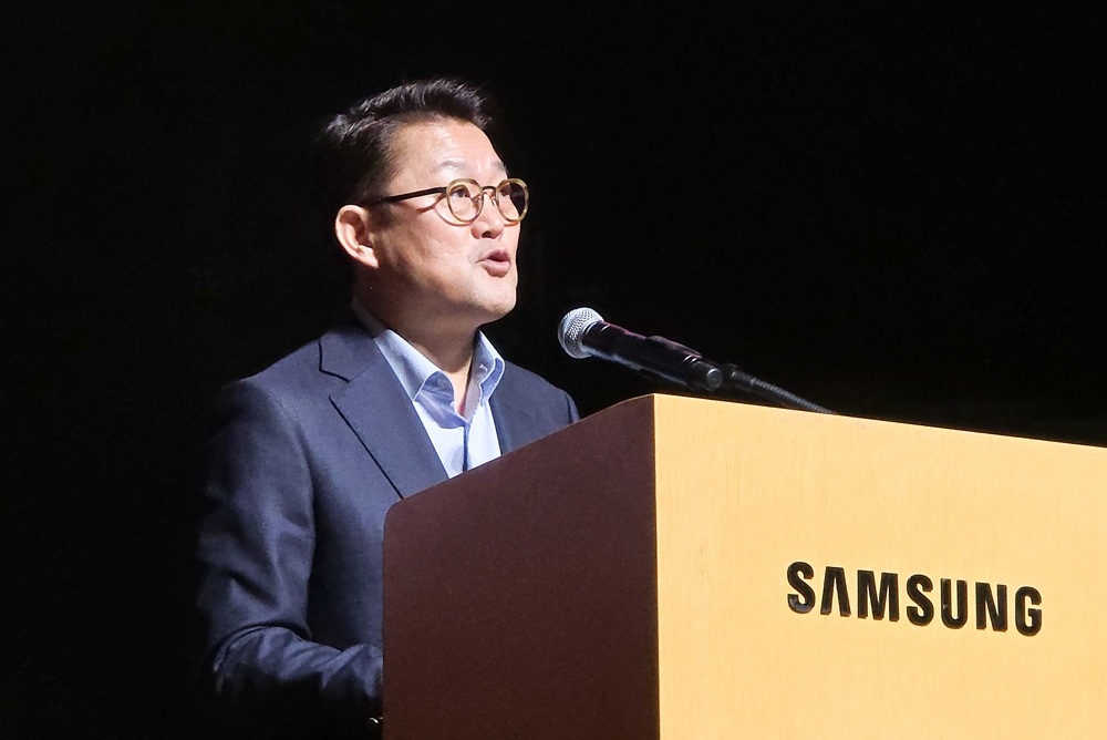 환영사를 전하는 박승희 삼성전자 CR 담당 사장.