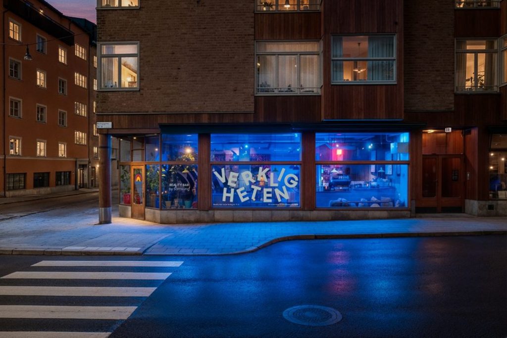 삼성전자, 스톡홀름에 리얼리티 프로그램 시청하는 이색 TV 바 오픈 1.