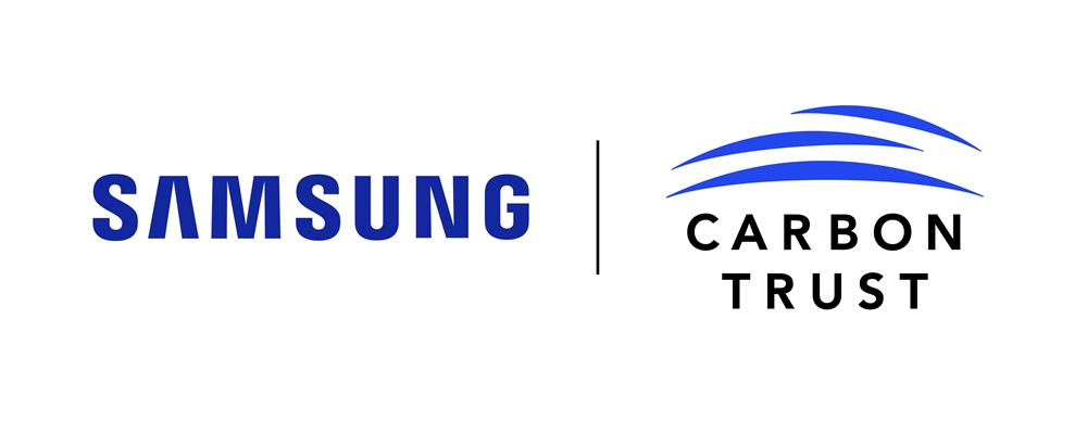 삼성전자와 카본트러스트 로고 이미지.