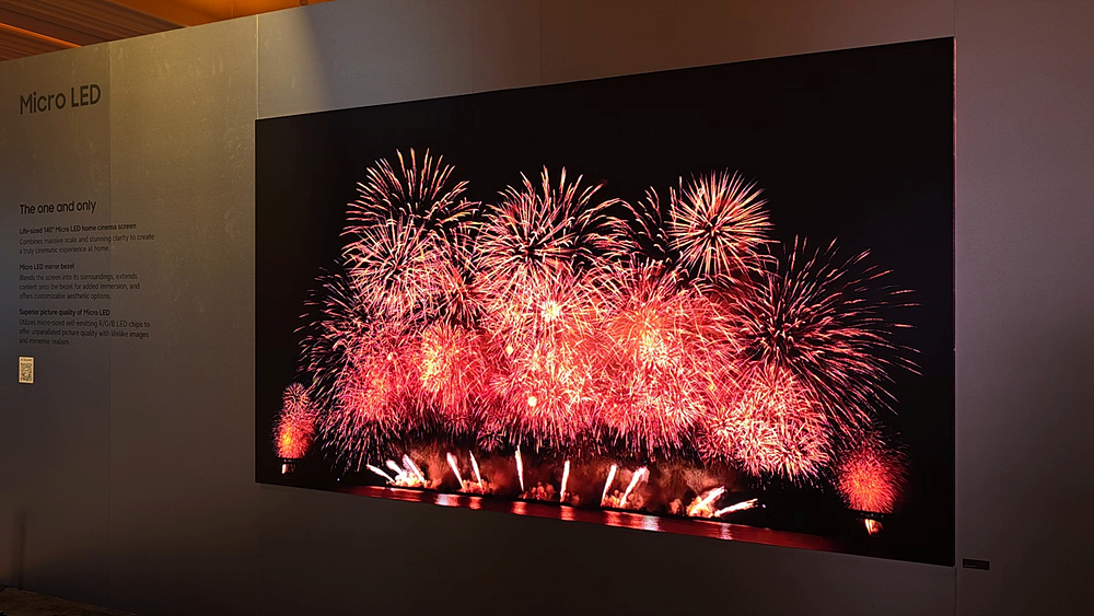 마이크로 LED 기술은 사실적이고 실감나는 그래픽을 구현한다.