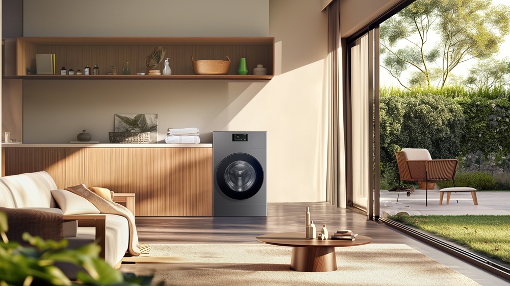 삼성전자 '비스포크 AI 콤보' 세탁건조기 라이프스타일 사진.