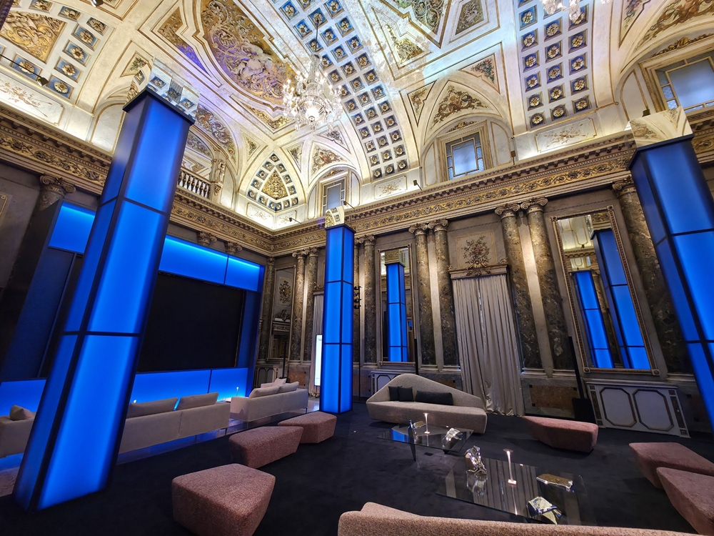 현지 시간 4일 이탈리아 밀라노의 팔라초 세르벨로니(Palazzo Serbelloni)에서 열린 '삼성 하우스'.