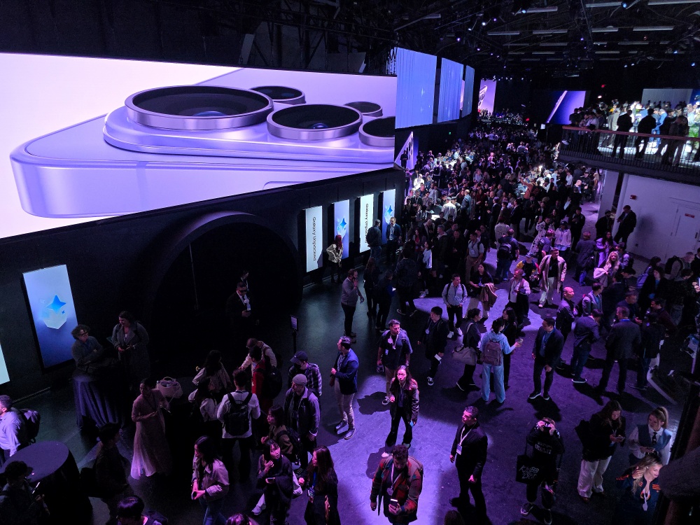 미국 샌프란시스코 팰리스 오브 파인 아트(Palace of Fine Arts)에서 열린 ‘갤럭시 언팩 2026’ 행사