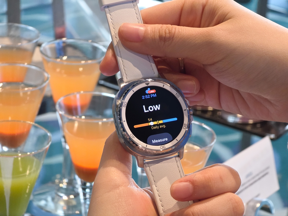 ‘갤럭시 워치8’을 통해 항산화 지수를 확인할 수 있다.