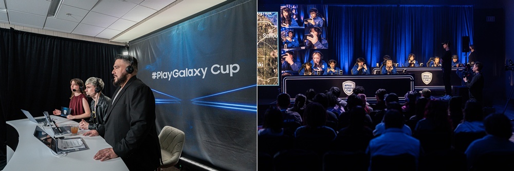 갤럭시로 즐기는 모바일 e스포츠 리그 ‘2026 플레이갤럭시 컵’ 현장 사진.