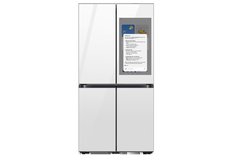 삼성전자가 한 단계 진화한 '빅스비(Bixby)'를 AI 가전에 적용했다. 패밀리허브 '오픈 Q&A' 이미지.