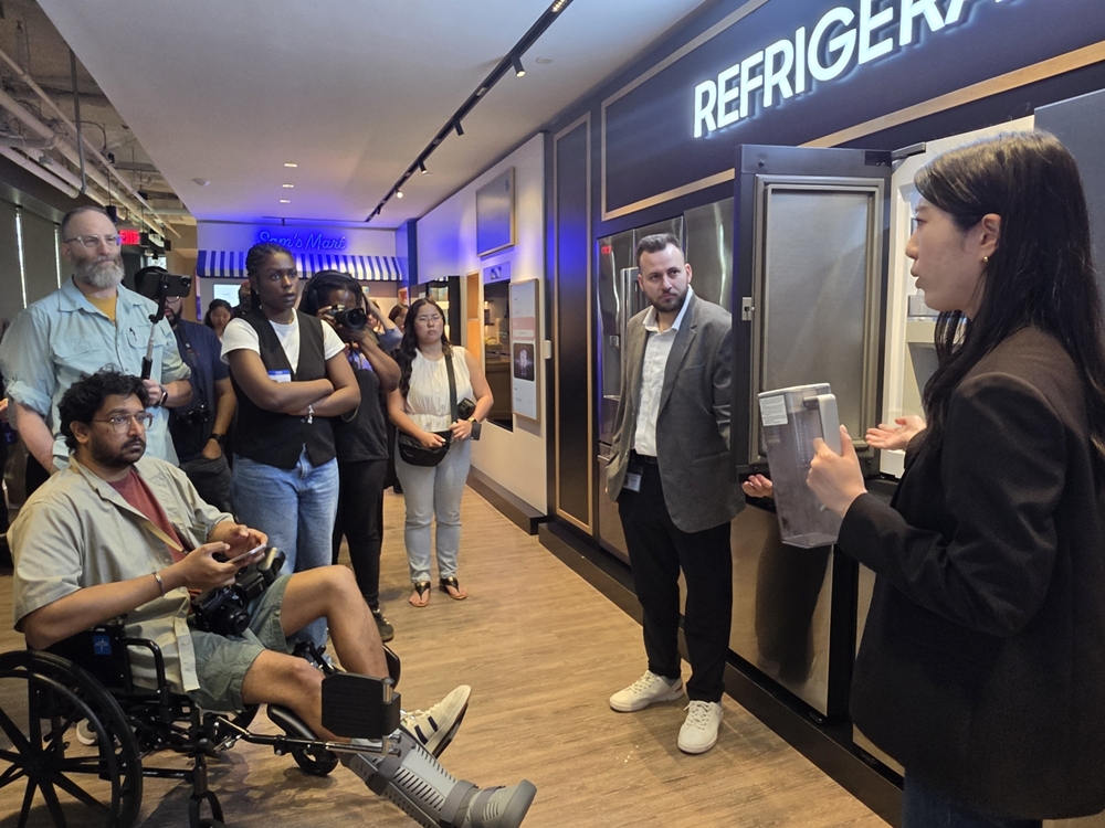 삼성전자가 미국에서 가전 기술 세미나를 열고 AI 기반의 차별화된 홈 라이프스타일을 소개했다. 
