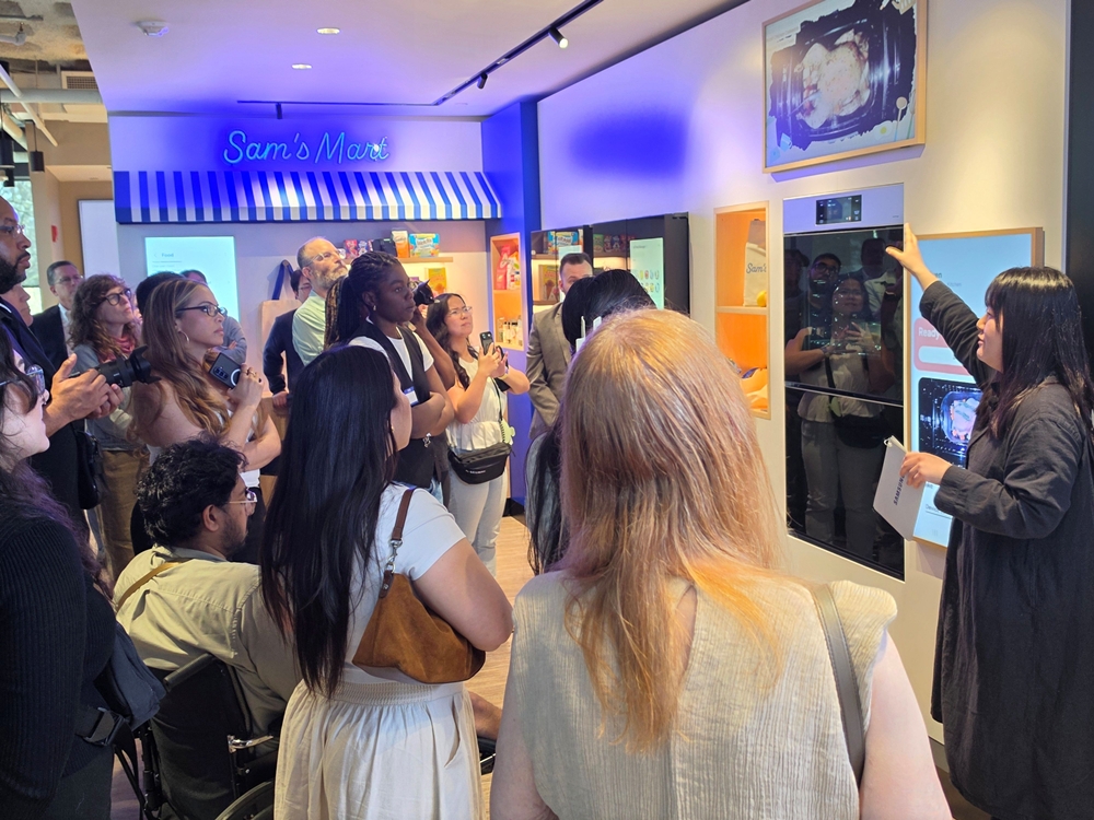 삼성전자가 15일부터 16일(현지 시간) 양일간 미국에서 가전 기술 세미나 '더 브리프 뉴욕(The Brief New York)'을 열고 AI 기반의 차별화된 홈 라이프스타일을 소개했다. 