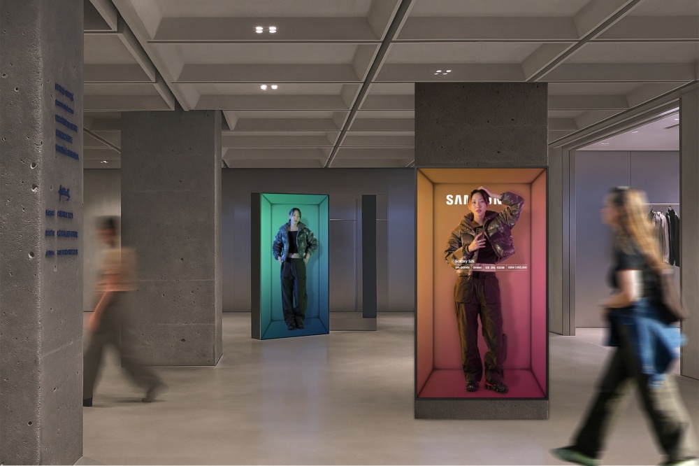 '2026 에디슨 어워즈(Edison Awards)'에서 은상을 수상한 무안경 3D 디스플레이 '스페이셜 사이니지(Spatial Signage)'