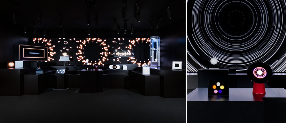 다양한 기기와 스크린이 연결된 ‘The Welcome Show’ 존.