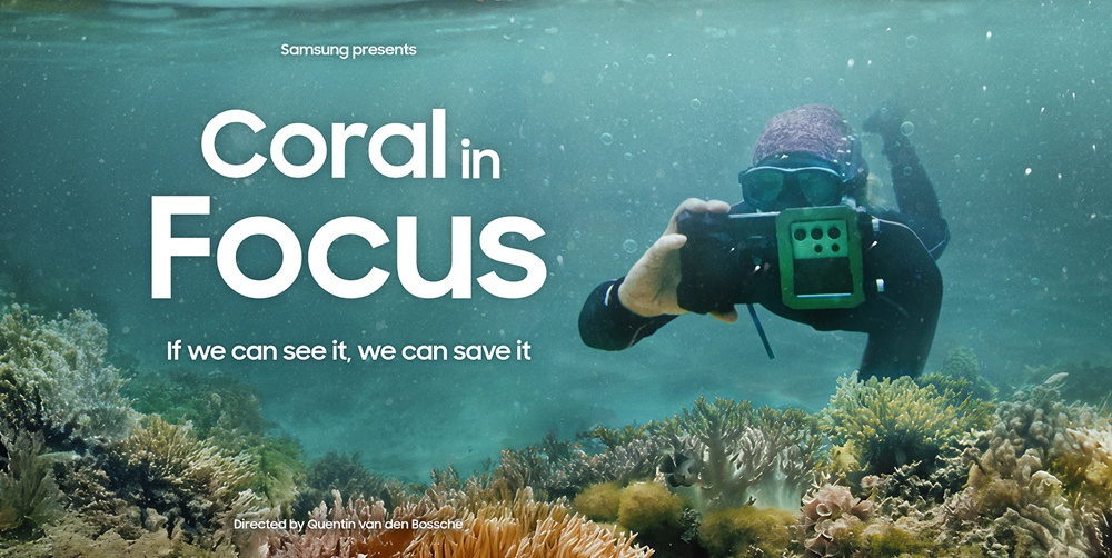 삼성전자, 갤럭시 카메라 기술을 활용한 산호초 보호 프로젝트 '코랄 인 포커스'로 국제 어워드 잇따라 수상. Coral in Focus