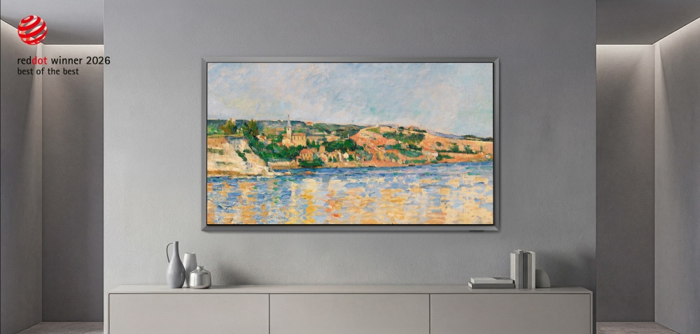 '레드닷 디자인 어워드 2026'에서 최고상을 수상한 OLED TV 'S95H'