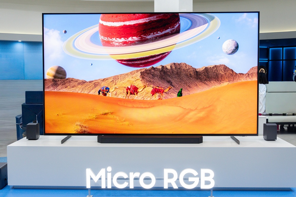 글로벌 시장에서 기술력을 인정받은 마이크로 RGB TV.