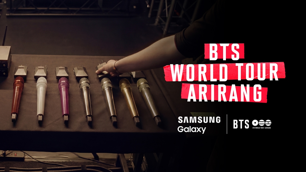 BTS WORLD TOUR ARIRANG, Samsung Galaxy.