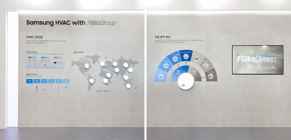 AI 데이터센터부터 대형 빌딩까지 다양한 산업 공간에 적용되는 삼성전자의 HVAC 솔루션.