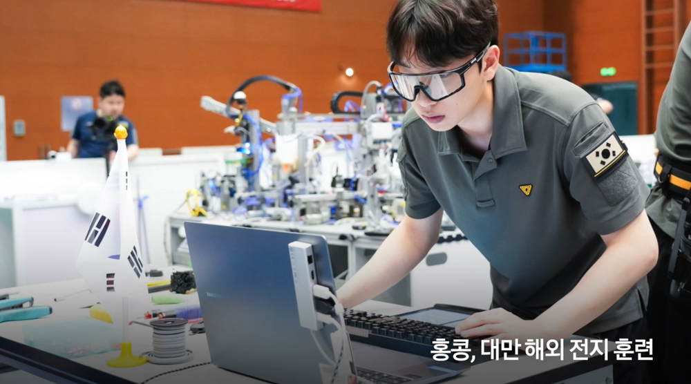 새로운 장비에 적응하는 대만, 홍콩 해외전지훈련 현장.