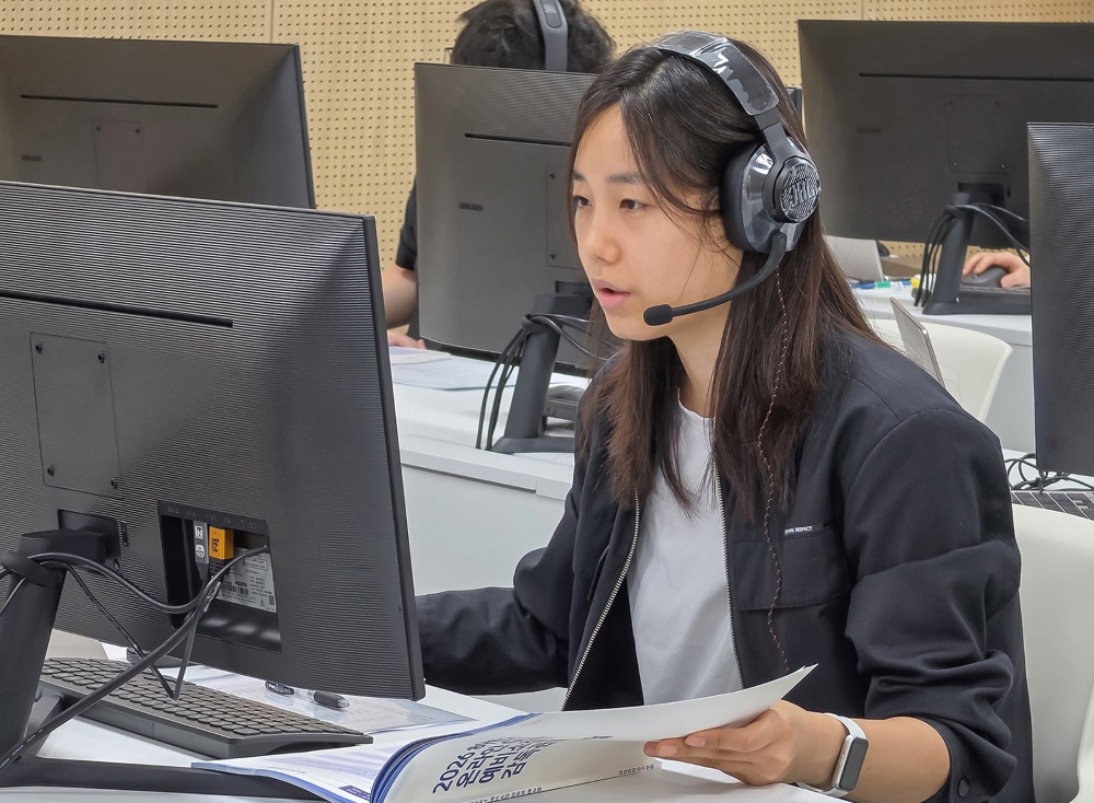 삼성전자 인재개발원(경기도 수원)에서 삼성직무적성검사(GSAT) 응시자를 대상으로 예비 소집을 진행하고 있다.